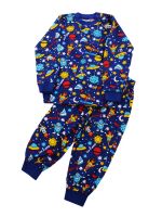 темно-синяя пижама для мальчика 1 годика