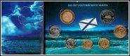 Набор монет 300 лет Российского флота 7 шт. копии (6 монет + жетон) + альбом