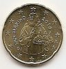 20 центов Сан-Марино 2016, регулярная UNC