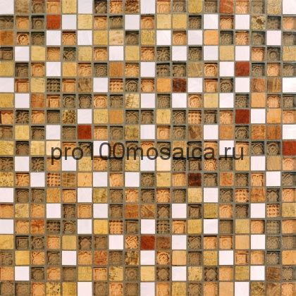 Talisman Bronze. Мозаика серия GLASSTONE,  размер, мм: 310*310 (ORRO Mosaic)