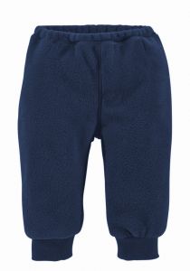 Детские флисовые брюки синего цвета