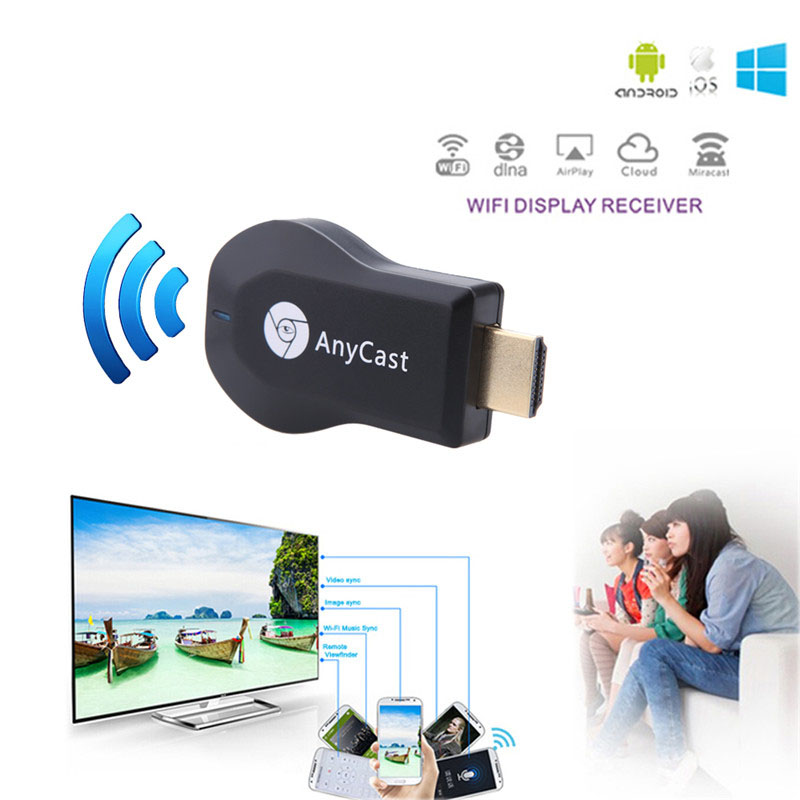 Беспроводной WiFi HDMI адаптер Anycast M2Plus с поддержкой DLNA, Miracast, AirPlay