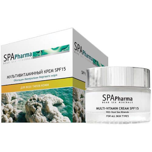 Мультивитаминный крем для лица SPF15 SpaPharma (Спа Фарма) 50 мл