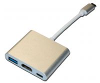 Кабель USBC-HDMI-USB3.1-USBC