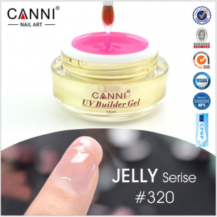 Моделирующий гель-желе камуфляж Canni №320 UV Builder Gel Jelly