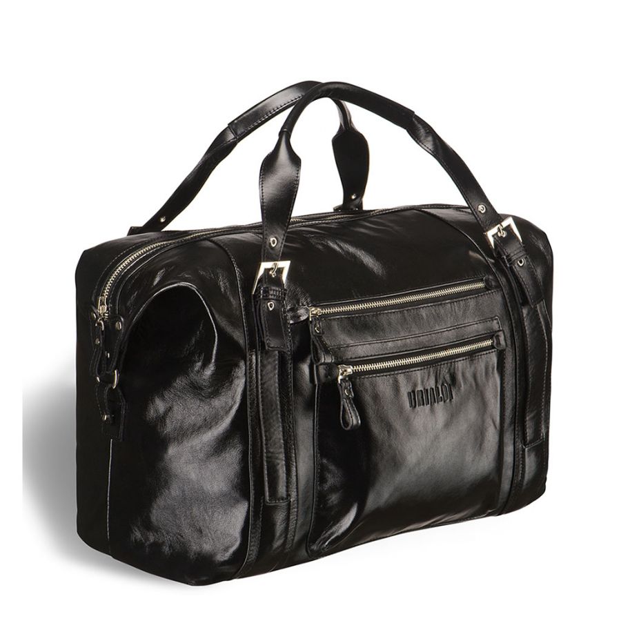 Дорожная сумка Brialdi Oregon (Орегон) shiny black
