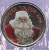 Веселого Рождества набор евро Финляндия 2014 BU (8 монет+жетон с Дедом Морозом)
