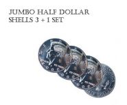 Jumbo Half Dollar Shells 3 + 1 Set