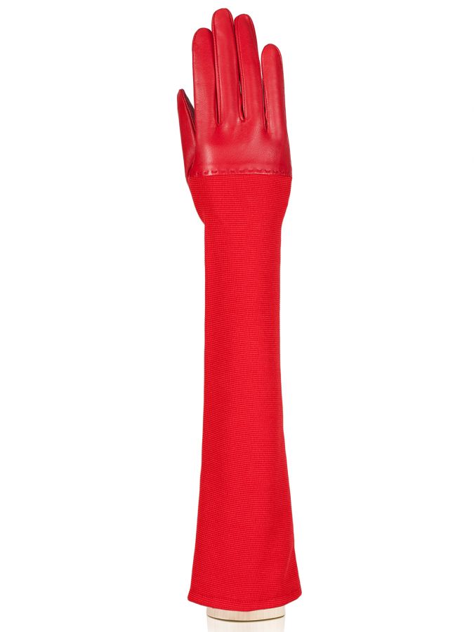 Красные длинные перчатки ELEGANZZA GR01-00020554