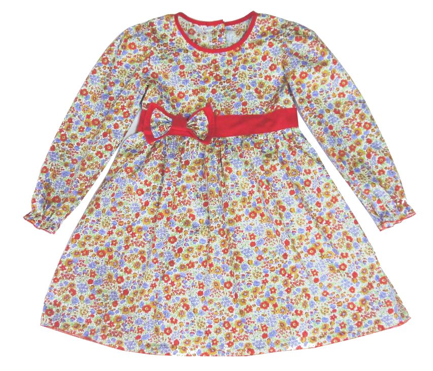 Платье для девочки 3 лет Цветочная поляна