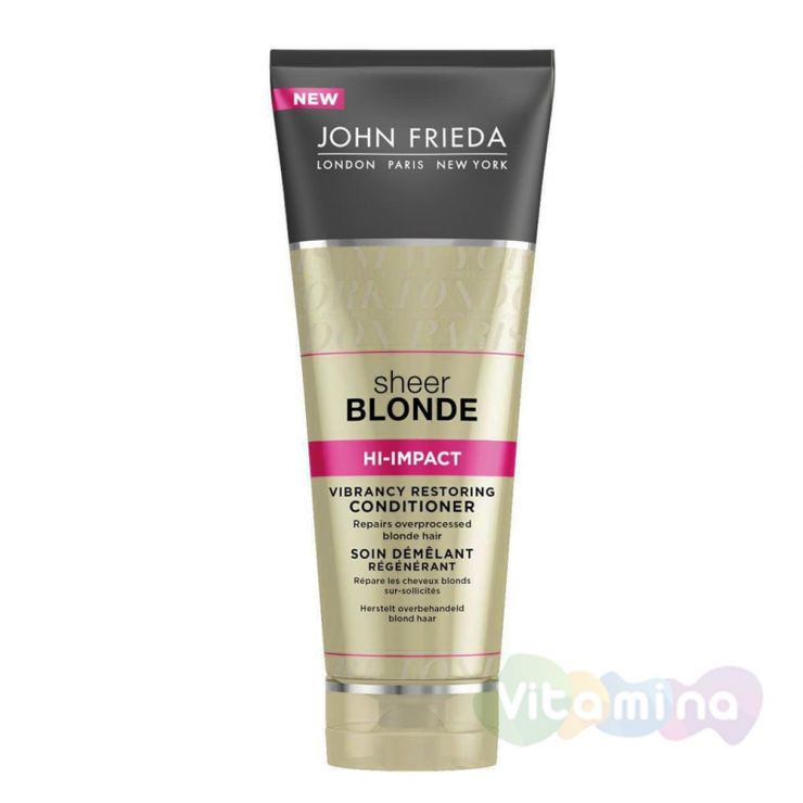 Восстанавливающий кондиционер для сильно поврежденных волос John Frieda Sheer Blonde Hi-Impact