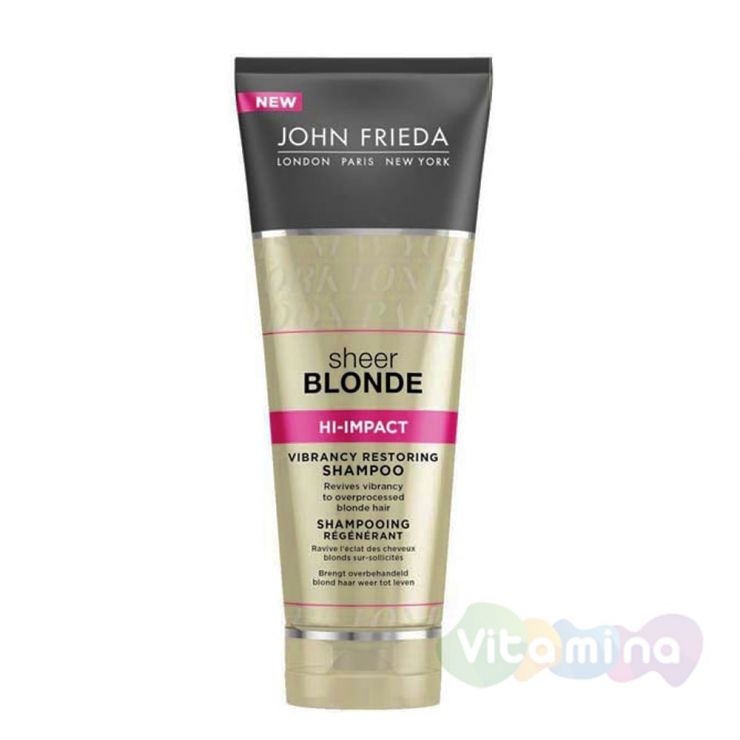 Восстанавливающий шампунь для сильно поврежденных волос John Frieda Sheer Blonde Hi Impact