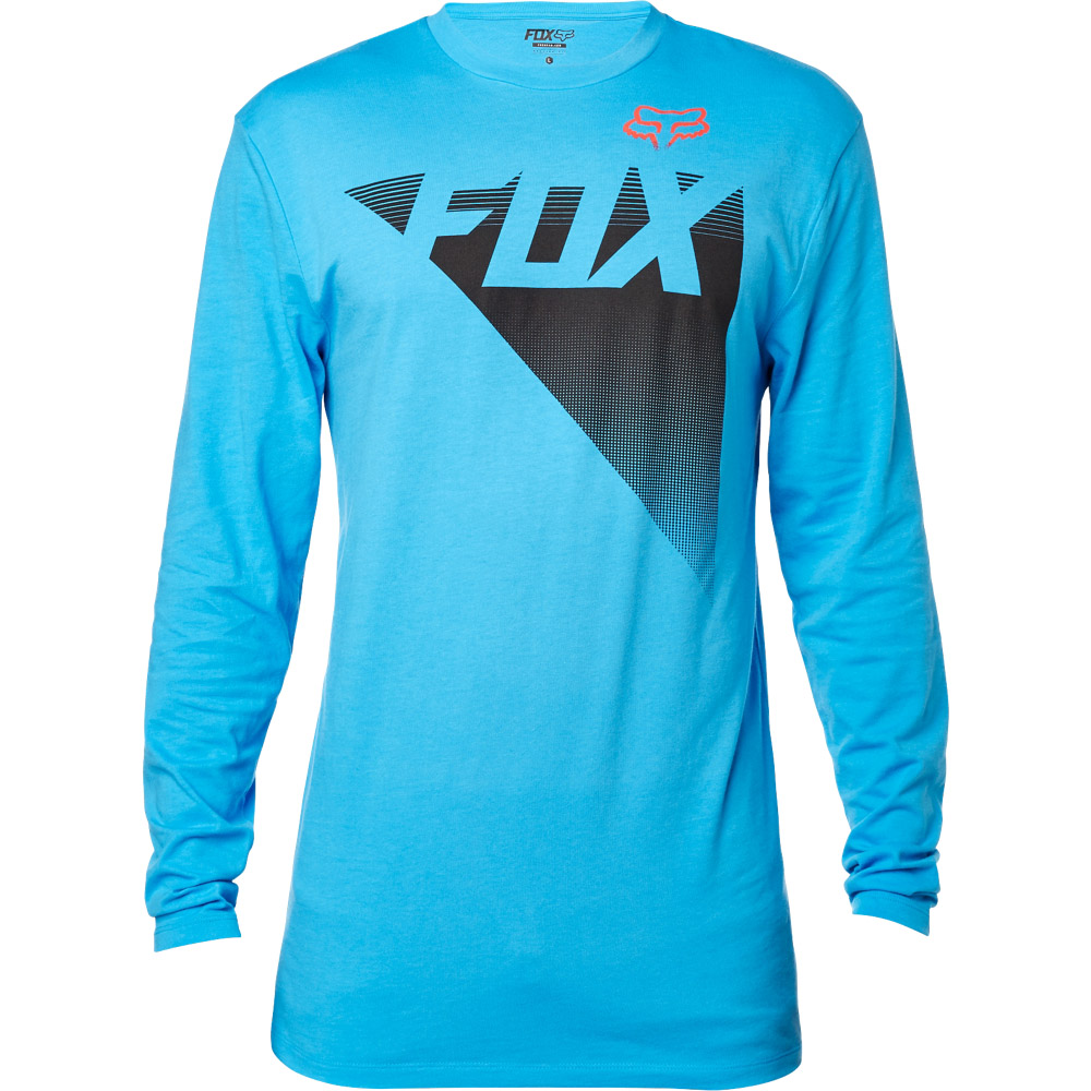 Fox Destro LS Tee футболка с длинным рукавом, синяя