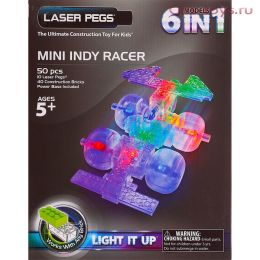 Светодиодный конструктор 6 в 1 Laser Pegs Наземный транспорт