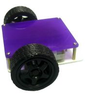 2-х моторное шасси робота с доп. плитой