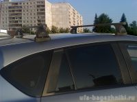 Багажник на крышу Mazda CX-5, Lux, стальные прямоугольные дуги