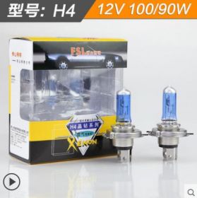 Лампа галогеновая  H4  12V 55W 4300K (2 шт)