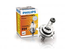 Лампа автомобильная Philips Vision Premium, H4, 12 В, 60/55 Вт