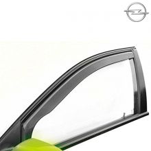Дефлекторы Opel Corsa C от 2000 - 2006 3D для дверей вставные Heko (Польша) - 2 шт.