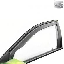 Дефлекторы Seat Arosa от 1996 - 2005 3D для дверей вставные Heko (Польша) - 2 шт.