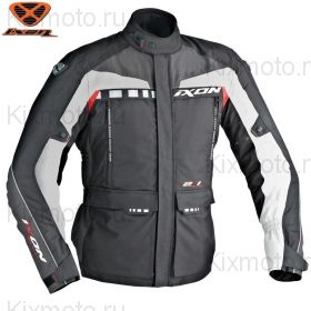Куртка Ixon Corsica, Красно-серо-черная