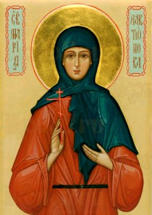 Икона Мария Лактионова (рукописная)
