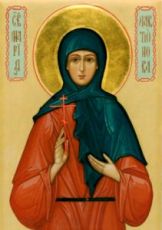 Икона Мария Лактионова (рукописная)