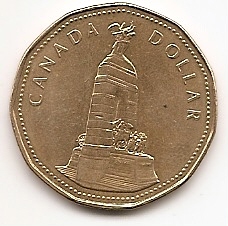 Национальный мемориал 1 доллар Канада 1994