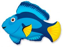 Голубая рыбка, 34"/ 77 см* 86 см