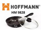 Сковорода с мраморным покрытием + крышка 28 см HOFFMANN HM 9828