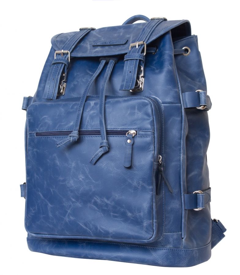Кожаный рюкзак Carlo Gattini Volturno blue 3004-07