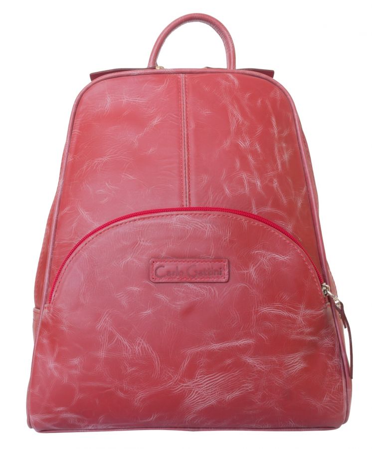 Женский кожаный рюкзак Carlo Gattini Estense red 3014-09