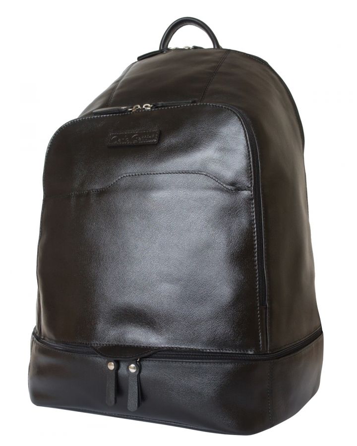 Кожаный рюкзак Carlo Gattini Merlengo black 3025-01