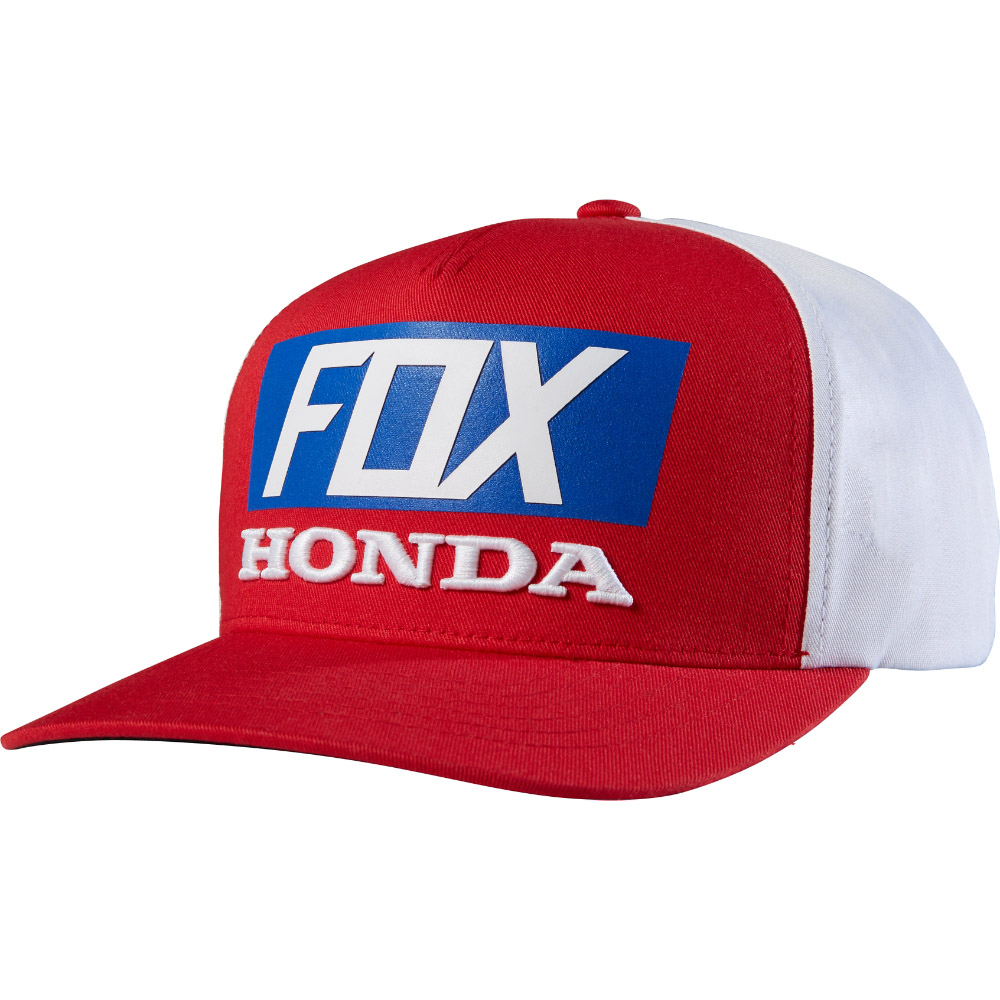 Fox Honda Standard бейсболка, красно-белая