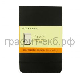 Книжка зап.Moleskine Pocket Reporter Soft линейка черная QP811