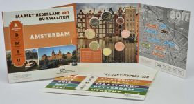 Амстердам Годовой евро набор 2017   Нидерланды 2017 BU (8 монет) на заказ