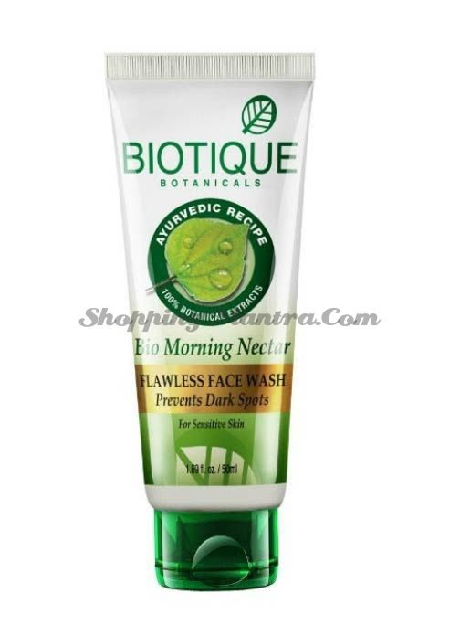 Осветляющий гель для умывания Утренний Нектар Биотик | Biotique Bio Morning Nectar Flawless Face Wash