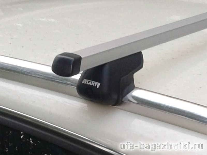 Багажник на крышу Audi Q7, Атлант, прямоугольные дуги