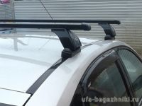 Багажник на крышу BMW 3-serie E46, Lux, прямоугольные стальные дуги