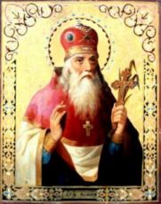 Макарий Каневский (рукописная икона)