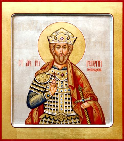 Георгий Владимирский (рукописная икона)