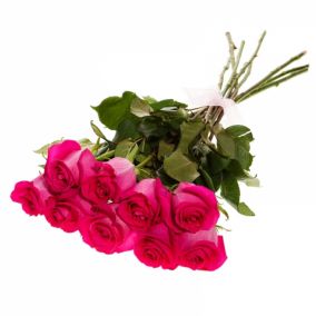 Букет из 9 розовых роз № 5001