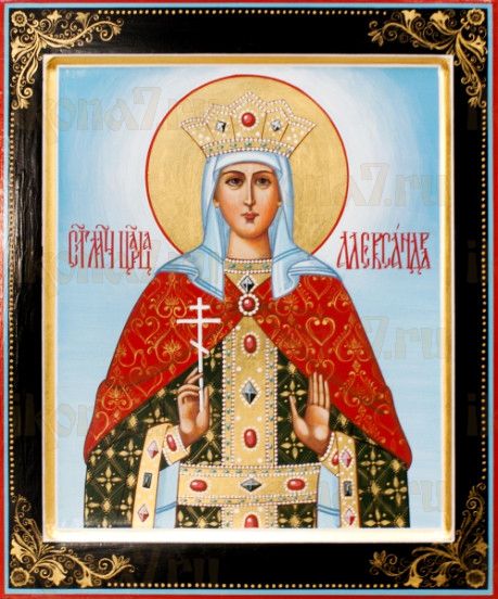 Александра Римская (рукописная икона)
