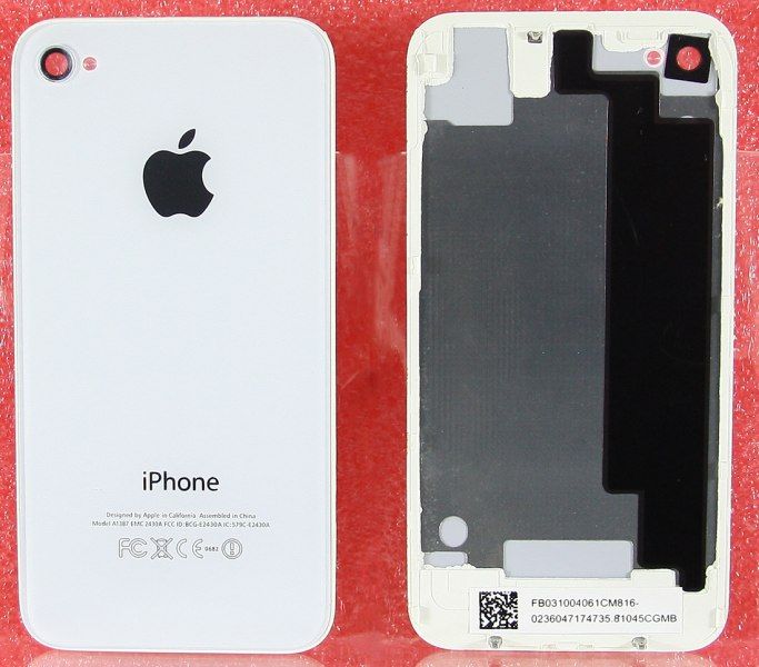 Задняя крышка Apple iPhone 4S (white) Оригинал