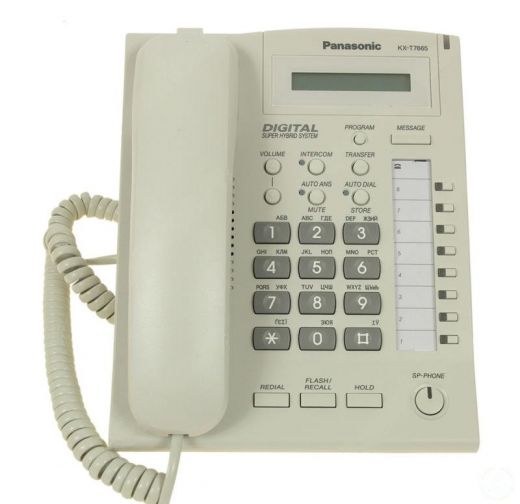 Системный телефон Panasonic KX-T7665RU б/у