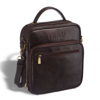 Кожаная сумка через плечо BRIALDI Aledo (Аледо) brown