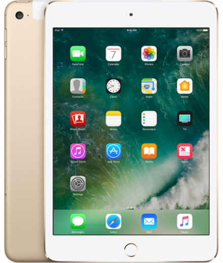 Apple iPad mini 4 Wi-Fi Cellular 128 GB Gold