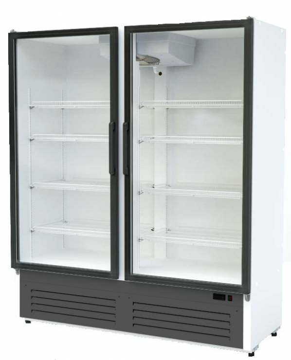 Шкаф морозильный со стеклянными дверьми  Optima crystal 14L