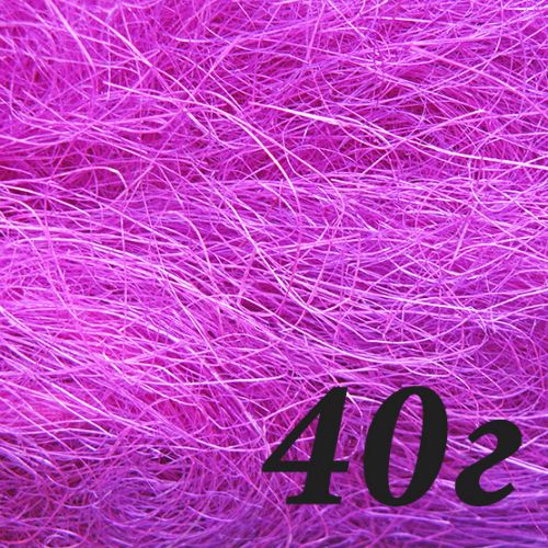 40 г Сизаль фиолетовый (сизалевое волокно)