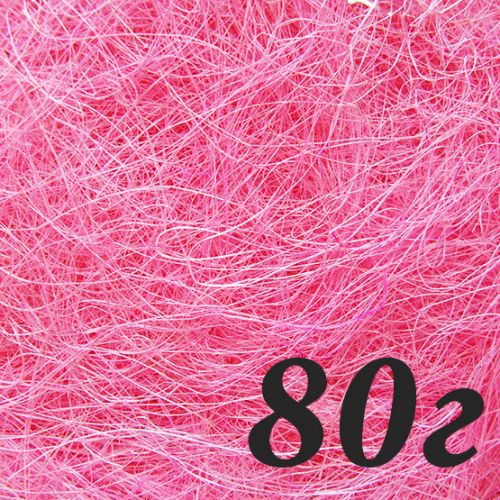 80 г Сизаль розовый (сизалевое волокно)